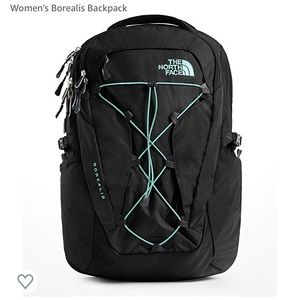 THE NORTH FACE borealis black/ teal backpack